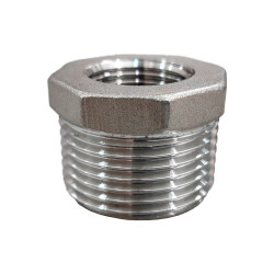 BUCHA REDUÇÃO INOX 304 150LBS 1/2' X 3/8' BSP