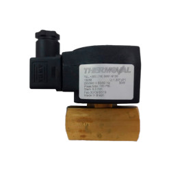 VÁLVULA SOLENÓIDE 2 VIAS NF 1/2' 220V COD.13256 - THERMOVAL