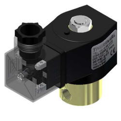 VÁLVULA SOLENÓIDE, 2 VIAS, NF, 1/8', 110V, COD. 16196 - THERMOVAL