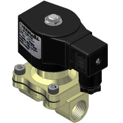 VÁLVULA SOLENÓIDE, 2 VIAS, NF, 1/2', 220V, COD. 20740 - THERMOVAL