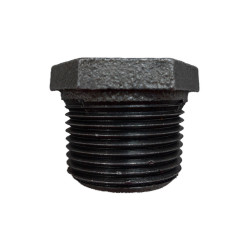 BUCHA DE REDUÇÃO 1' X 3/4' NPT CL150 PRETA - TUPY