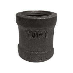 LUVA 1/2' NPT CLASSE 150 PRETA - TUPY 