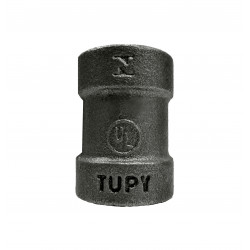 LUVA 1' NPT CLASSE 300 PRETA - TUPY 
