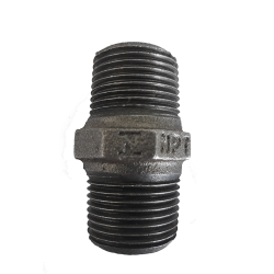 NIPLE DUPLO 1/2' NPT CL300 PRETO - TUPY