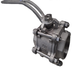 VÁLVULA ESFERA TRIPARTIDA S1000 1'' SW PP TI CF8/304 TR - MGA