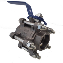 VÁLVULA ESFERA TRIPARTIDA S1000 1.1/2' SW PP WCB AC TR - MGA