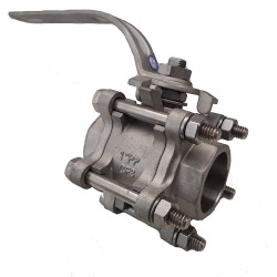 VÁLVULA ESFERA TRIPARTIDA S1000 1' SW PP TI CF8/304 TP - MGA
