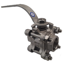 VÁLVULA ESFERA TRIPARTIDA S1000 3/4' SW PP TI CF8/304 TP - MGA