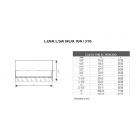 LUVA INOX 304 150LBS BSP 1.1/4'