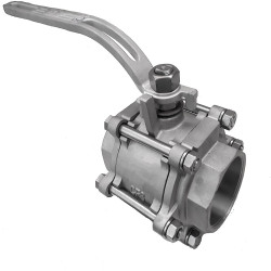 VÁLVULA ESFERA TRIPARTIDA S1000 3' SW PR SI CF8/304 TP - MGA