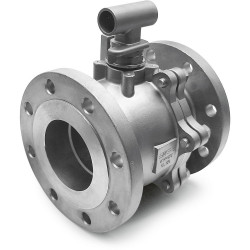 VÁLVULA ESFERA BIPARTIDA 4' FLANGE 150LBS WCB PP TP - MGA