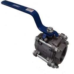 VÁLVULA ESFERA TRIPARTIDA S1000 2' NPT PP WCB AC/HC TR - MGA