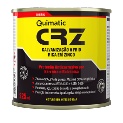 GALVANIZAÇÃO INSTANTÂNEA A FRIO CRZ 225ML - QUIMATIC TAPMATIC