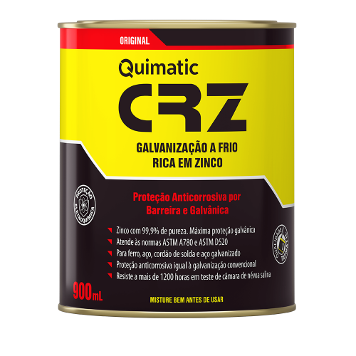 GALVANIZAÇÃO INSTANTÂNEA A FRIO CRZ 900ML - QUIMATIC TAPMATIC GALVANIZAÇÃO INSTANTÂNEA A FRIO CRZ 900ML - QUIMATIC TAPMATIC