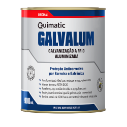GALVANIZAÇÃO ALUMINIZADA A FRIO GALVALUM 900ML - QUIMATIC TAPMATIC