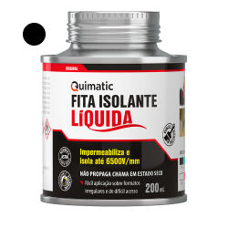 FITA ISOLANTE LÍQUIDA PRETA 200 ML - QUIMATIC TAPMATIC