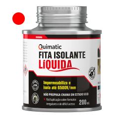 FITA ISOLANTE LIQUIDA VERMELHA 200ML QUIMATIC TAPMATIC