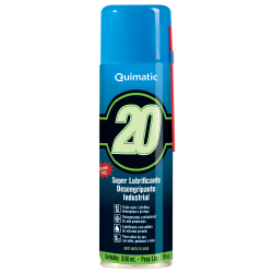 OLEO LUBRIFICANTE INDUSTRIAL HD QUIMATIC 20 AEROSOL 300ML - QUIMATIC TAPMATIC