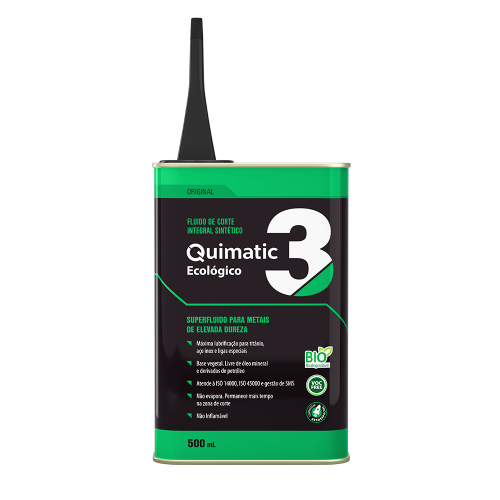 FLUÍDO DE CORTE QUIMATIC 3 500 ML - QUIMATIC TAPMATIC FLUÍDO DE CORTE QUIMATIC 3 500 ML - QUIMATIC TAPMATIC