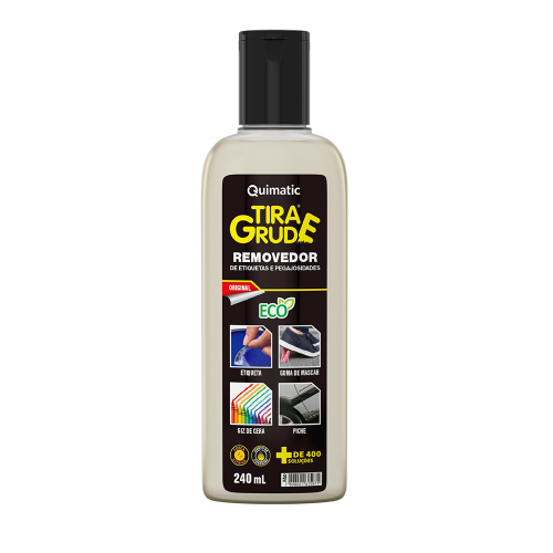 Tira Grude Removedor Ecológico 240ml Quimatic