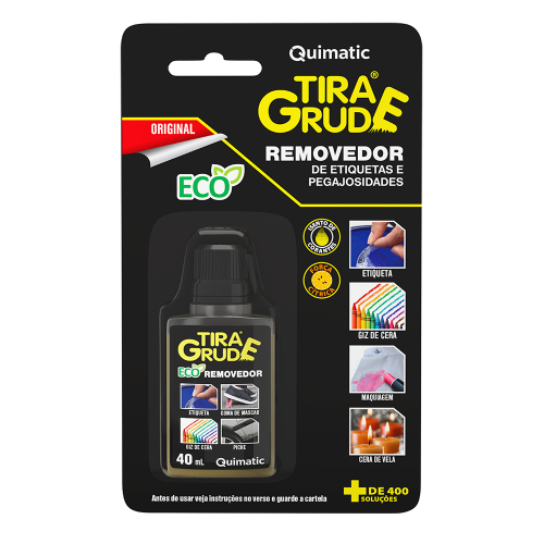 Tira Grude Removedor Ecológico 40ml Quimatic