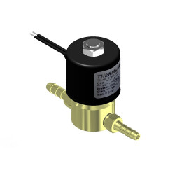 VÁLVULA SOLENÓIDE 2 VIAS NF 110V ENTRADA ESPIGÃO 7,0MM SAíDA ESPIGÃO 6,4MM COD. 07144 - THERMOVAL