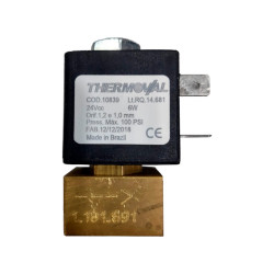 VÁLVULA SOLENÓIDE 3 VIAS NF 3/16' UNF 24VCC COD 10839 - THERMOVAL