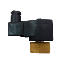 VÁLVULA SOLENÓIDE, 2 VIAS, NF, 1/4' NPT, 220V, COD.13563 - THERMOVAL