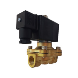 VÁLVULA SOLENÓIDE, 2 VIAS, NF, 1/2", 0-150PSI, 24V, COD. 14722 - THERMOVAL