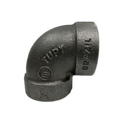 COTOVELO 90º 2' NPT CL300 PRETO - TUPY