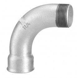CURVA 90º MACHO-FEMEA GALVANIZADA 3/4' BSP - TUPY