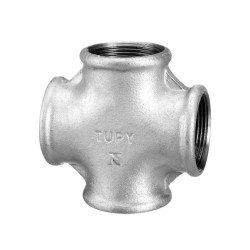 CRUZETA 1/4' BSP GALVANIZADA - TUPY
