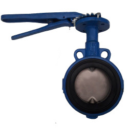 VÁLVULA BORBOLETA WAFER 5'' CORPO FERRO NODULAR DISCO CF8 EPDM - USEXP