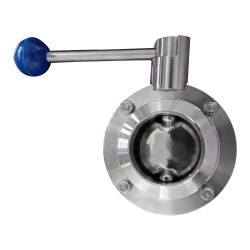 VÁLVULA BORBOLETA INOX 304 SOLDA OD 2' EPDM